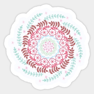 Spring Bursting mandala Sticker